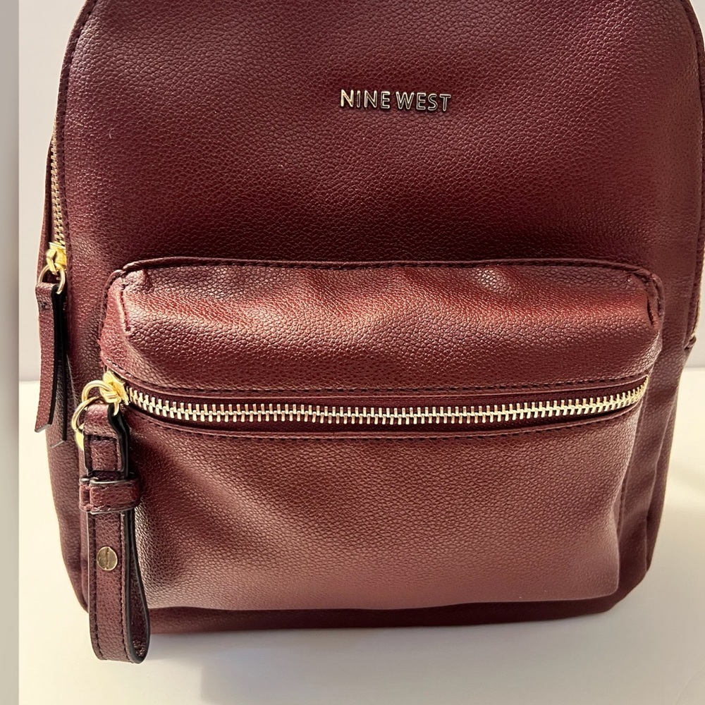 Nine West Maroon Backpack - Picture 3 of 5